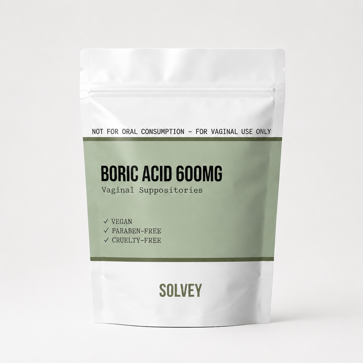 Boric Acid 600mg - for vaginal use