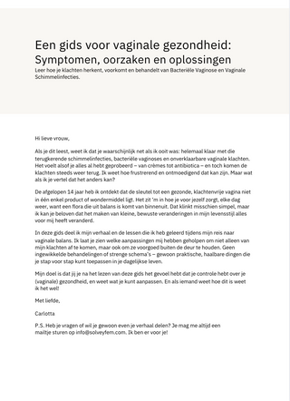 (NL) Handboek Vaginale Schimmel en BV